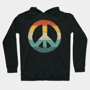 Vintage Peace Sign Retro Peace Symbol Hoodie